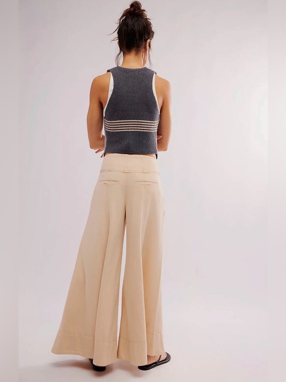Free people maxed out Wide leg Trousers $148 - Picture 2 of 12